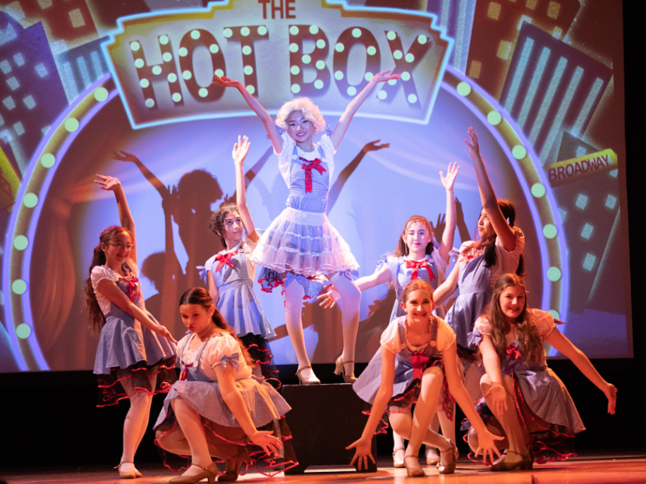 Guys and Dolls JR. production photo, Miraleste International School
