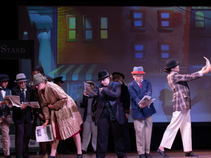 Guys and Dolls JR. production photo, Miraleste International School