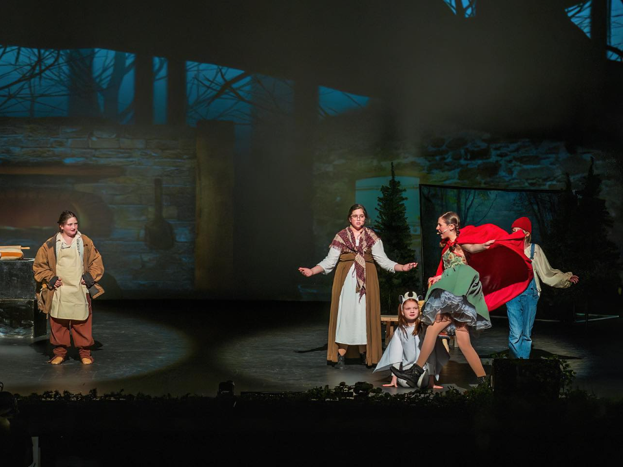 Into the Woods JR. production photo, French Toast Theatre