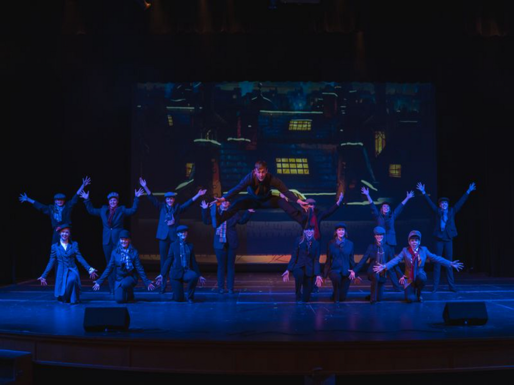 Cameron Mackintosh and Disney's Mary Poppins JR. production photo, Ripon Christian School