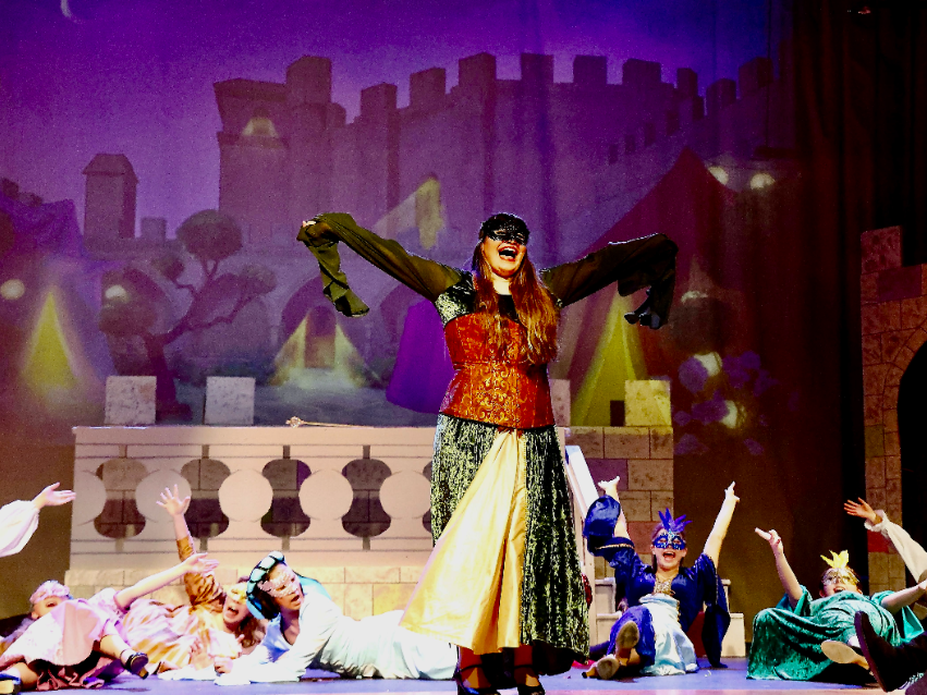 Once Upon a Mattress production photo, Catholic High School