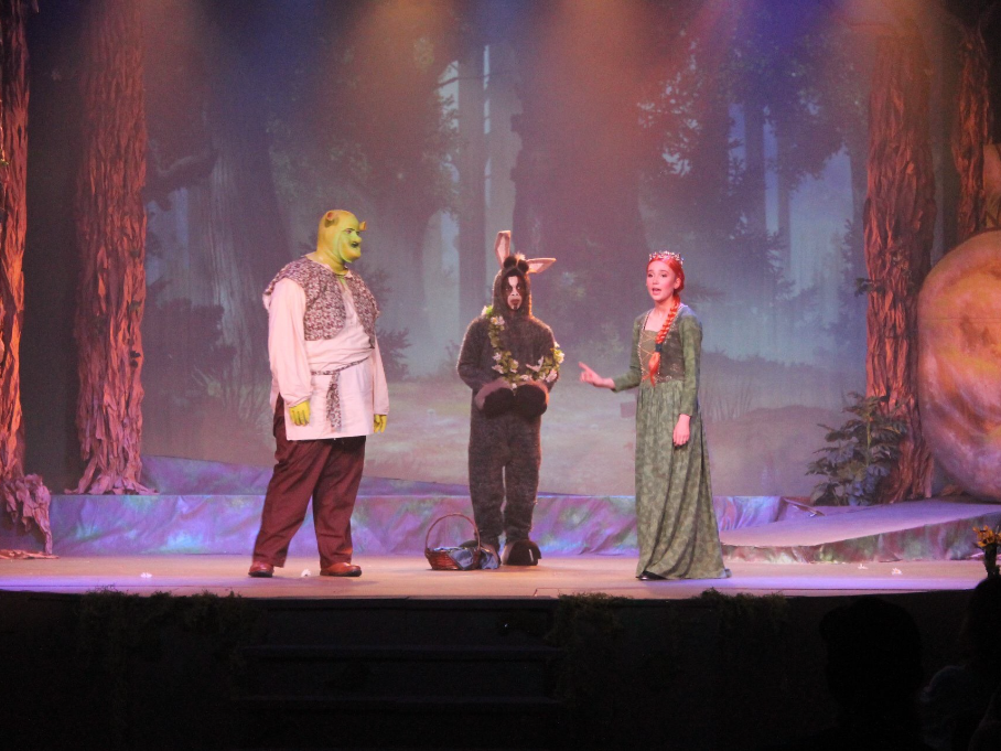 Shrek The Musical production photo, Strom Thurmond High School
