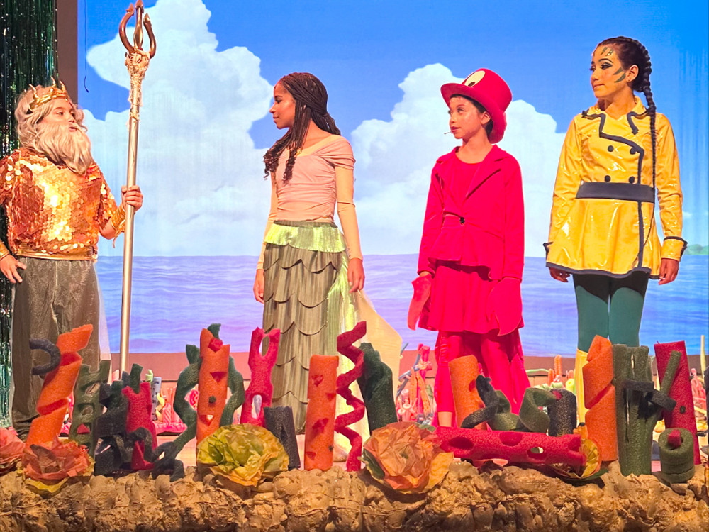 Disney's The Little Mermaid JR. production photo, Norma Butler Bossard Elementary School