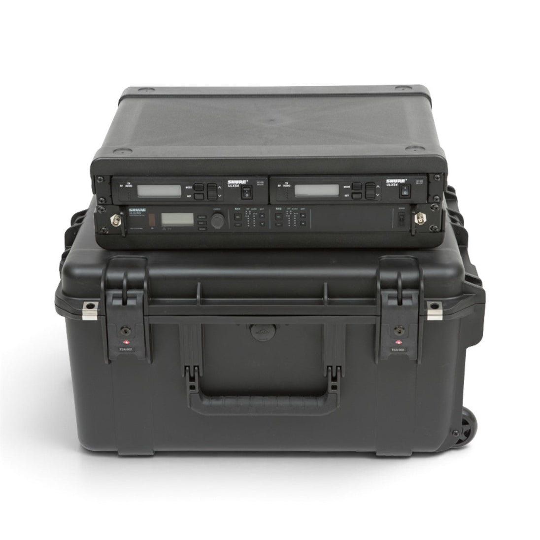 SKB iSeries 2U Wireless Mic Fly Rack – Receivers + 8 Transmitters (3i-221710WMC)