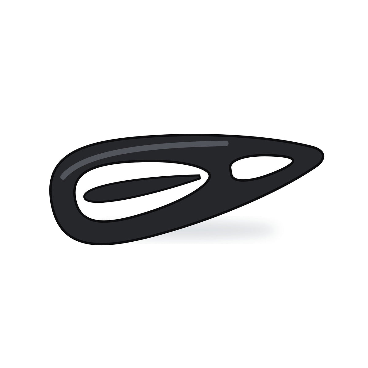 Black small wig clip