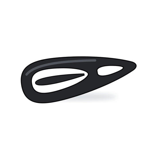 Black small wig clip