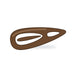 Brown small wig clip